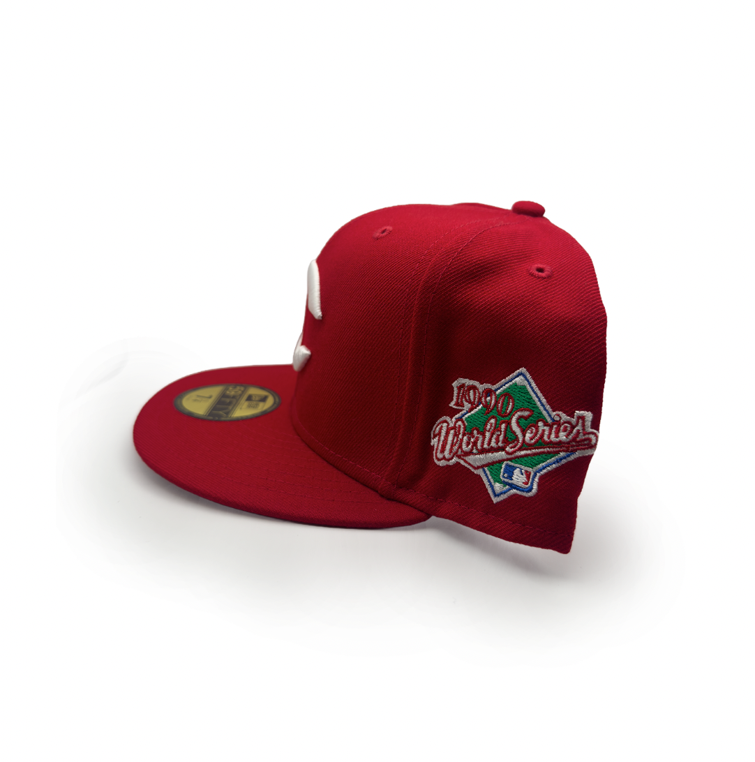 Cincinnati Reds 1990 patch 5950 Fitted 100% Wool