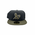 Oakland A's Grey/Olive 5950 Fitted