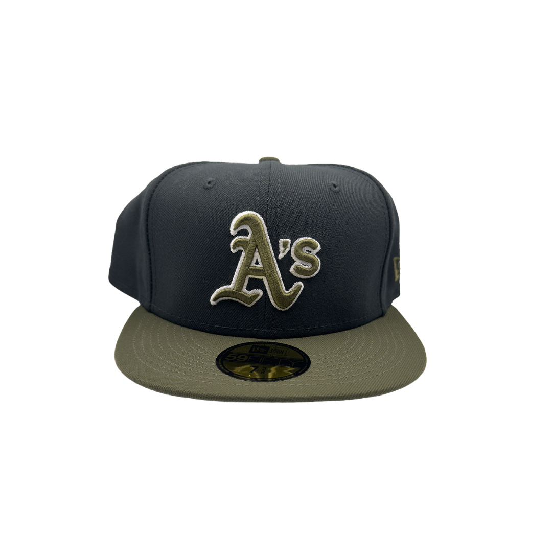 Oakland A's Grey/Olive 5950 Fitted