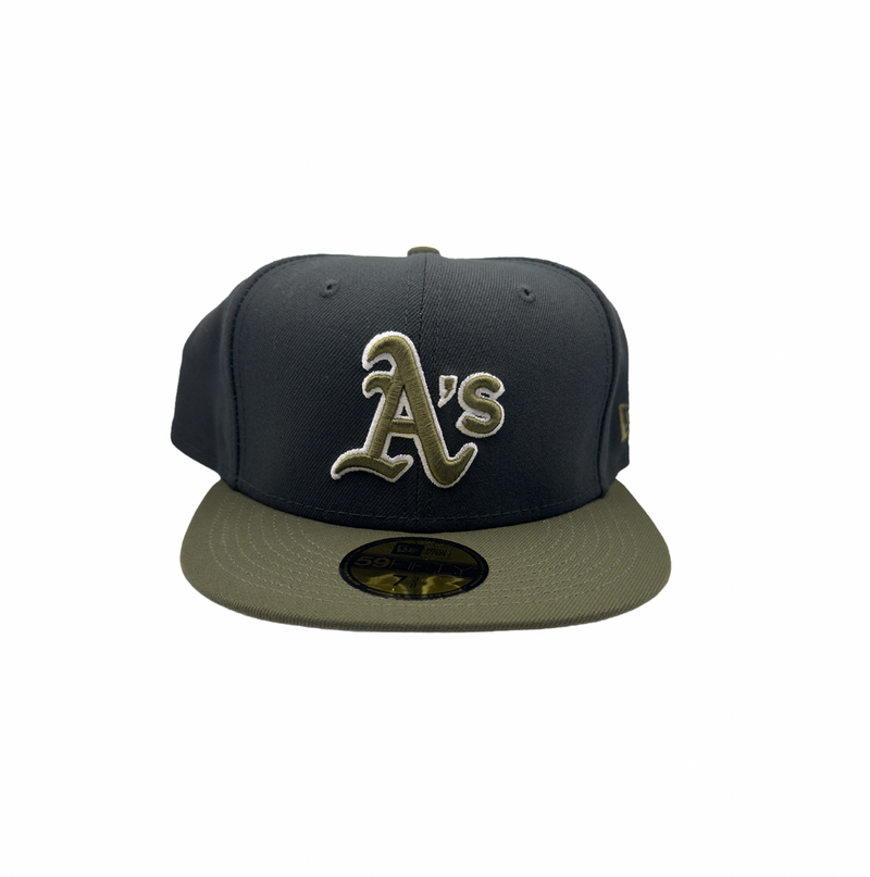 Oakland A's Grey/Olive 5950 Fitted