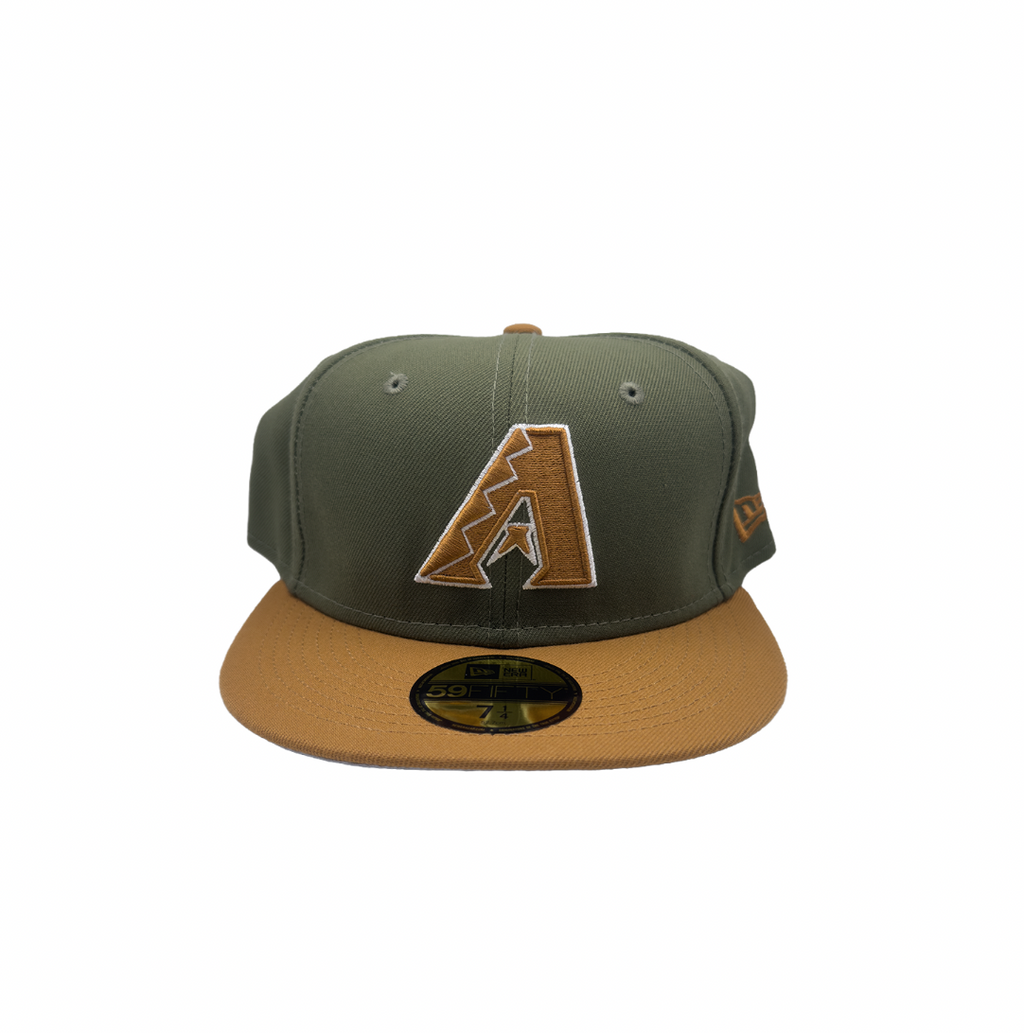 Arizona Diamondbacks olive/chestnut 5950 Fitted