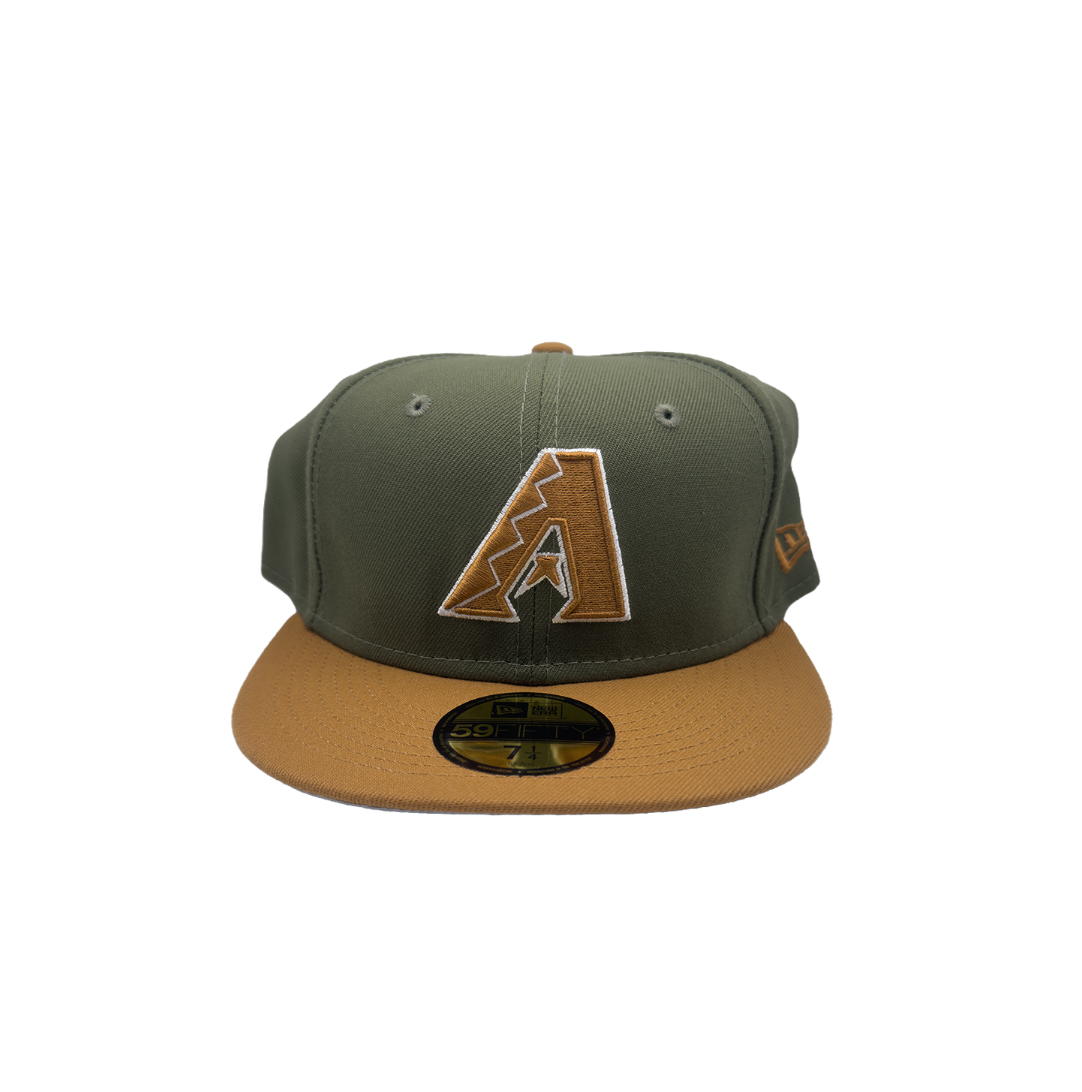 Arizona Diamondbacks olive/chestnut 5950 Fitted