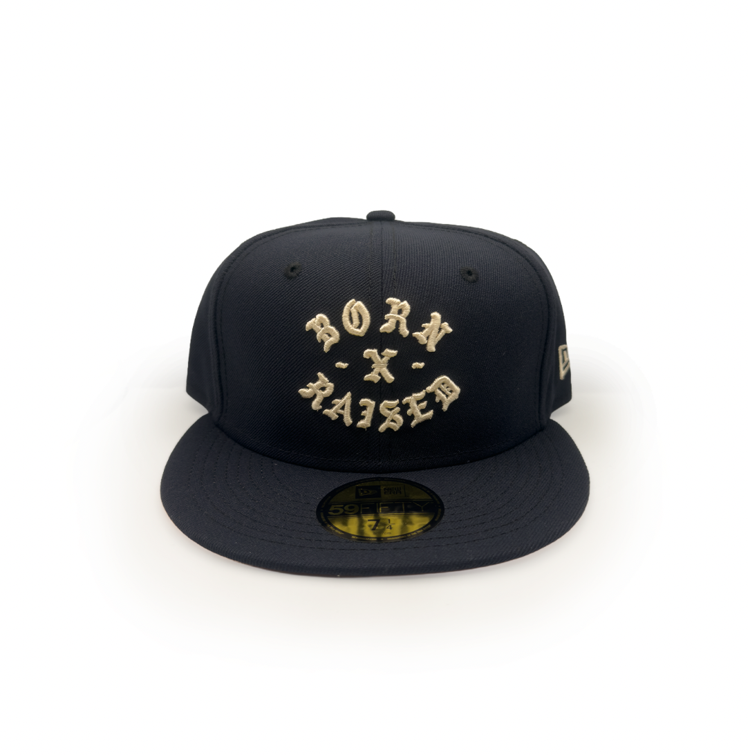 Born x Raised Navy/Peach 5950 Fitted