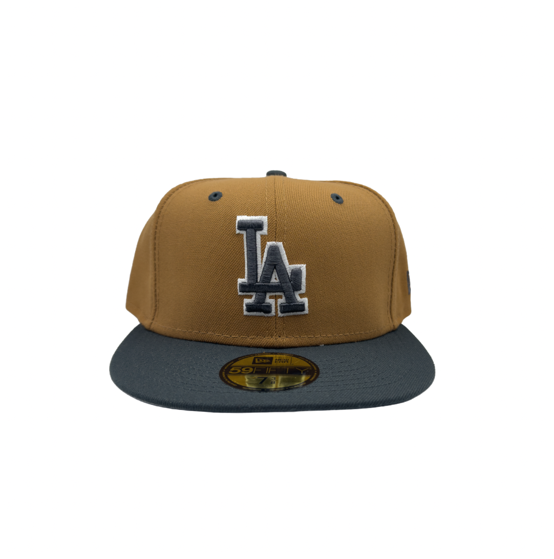 LA Dodgers chestnut/dark grey 5950 Fitted