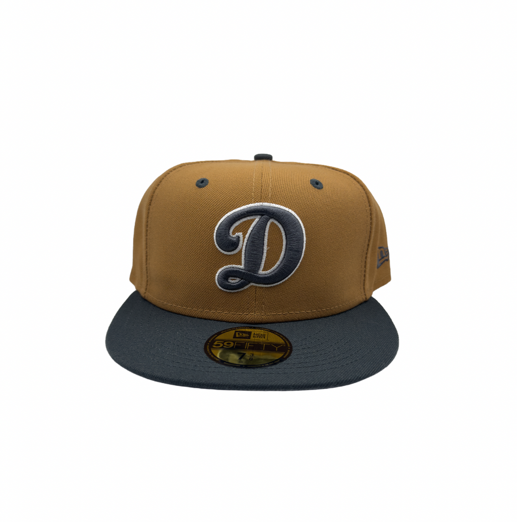 Dodgers D logo chestnut/dark grey 5950 Fitted