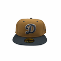 Dodgers D logo chestnut/dark grey 5950 Fitted