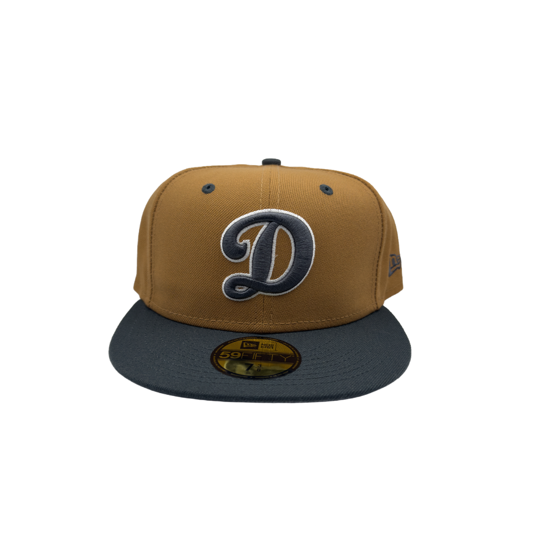 Dodgers D logo chestnut/dark grey 5950 Fitted